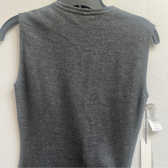 NWT Babaton Aritzia Notley Wool sleeveless ruched waisted dress Sz XXS - Picture 4 of 11